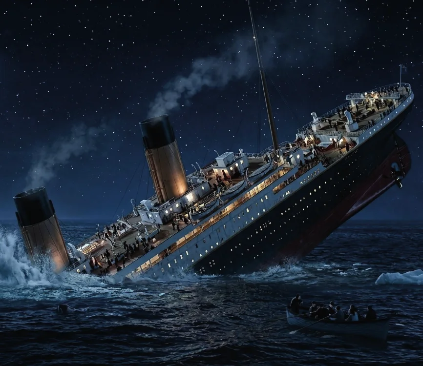El hundimiento del Titanic