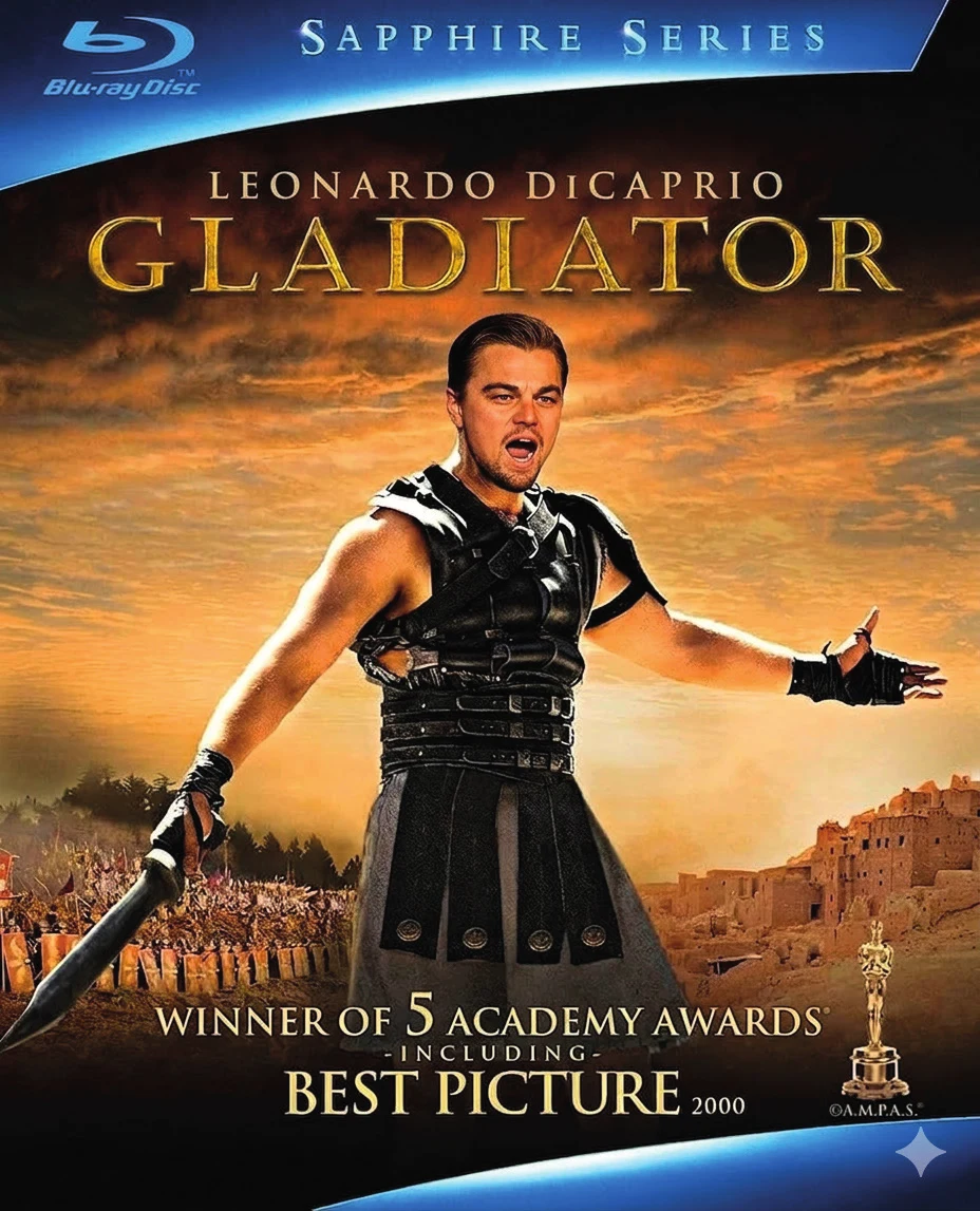 Póster de Gladiator con Leonardo DiCaprio